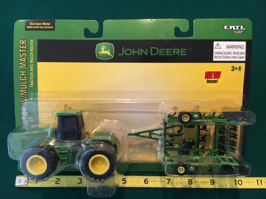 John Deere 1:64 scale 8970 Tractor With 550 Mulch Master