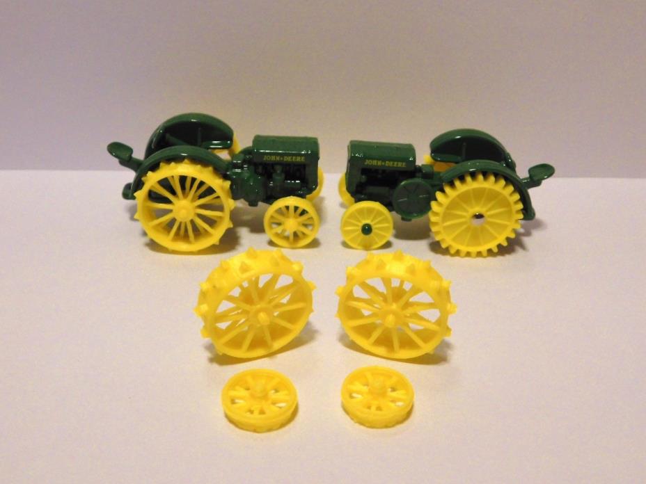 Custom 3D printed 1/64 wheels for antique John Deere Tractors. (Standard Rim)