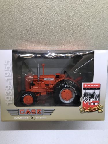 CASE D Gas Farm Tractor 1/16 Firestone Toy Collectible Wheels Of Time 1939-1955