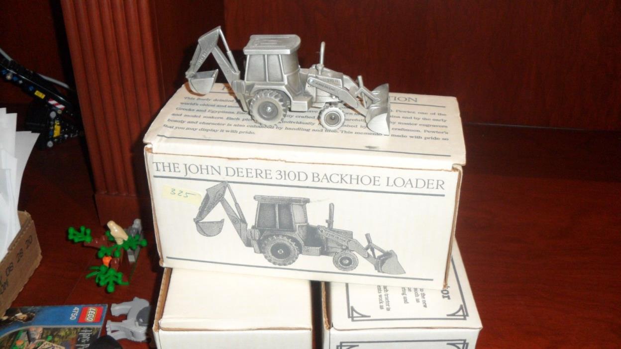 Spec Cast john Deere 310D Backhoe loader Pewter Tractor RARE