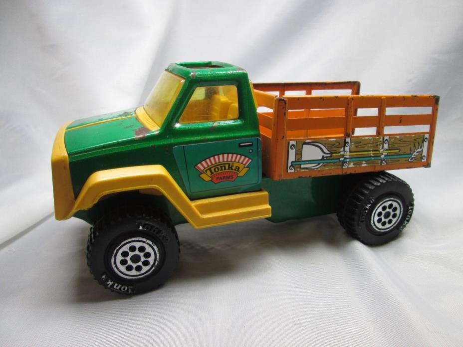 Vintage Tonka Farms Toy Dump Truck