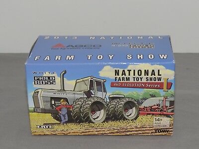 vintage 1/64 Toy Farmer 2013 White 4-210 wheel drive tractor NIB national show