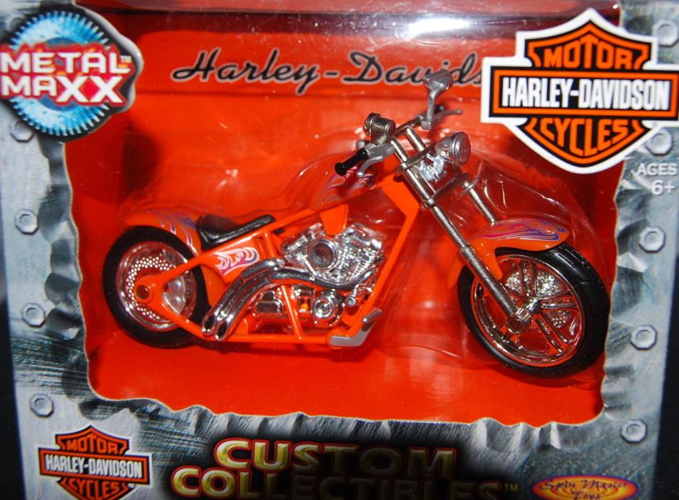 HARLEY DAVIDSON METAL MAXX 1:17 CUSTOM FXDWG-DYNA WIDE GLIDE MODEL