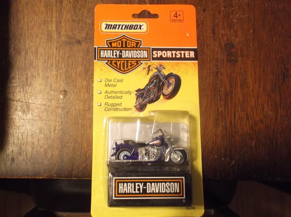 new 1993 MATCHBOX HARLEY DAVIDSON SPORTSTER PURPLE