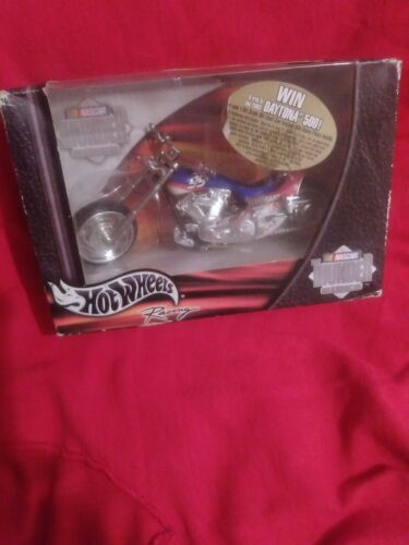 NIB Hot Wheels Nascar Racing Thunder Rides 2002 #99 Jeff Burton Motorcycle 1:18