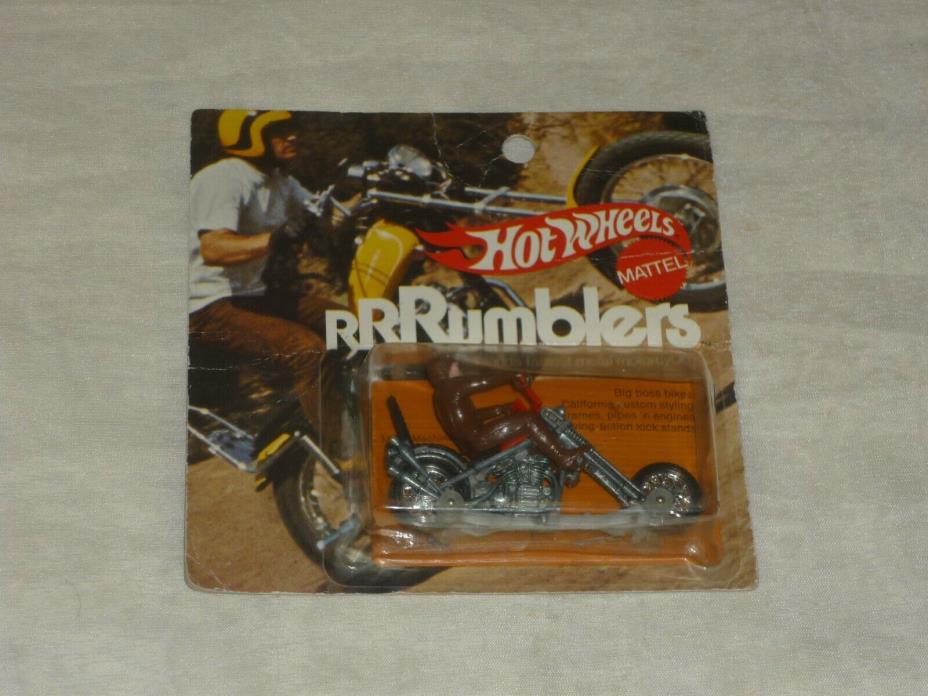 VIntage 1970 Hot Wheel Redline Era Rumblers Motorcycle MEAN MACHINE MISP SEALED