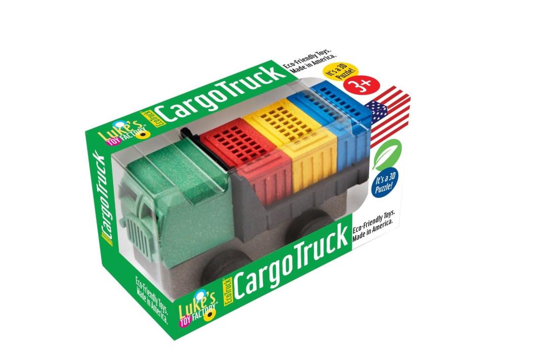 Luke's Toy Factory Cargo Truck~3-D Puzzle~Eco-Friendly Toys~Fast Shipping