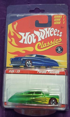 NEW HOT WHEELS CLASSICS SERIES 1 PURPLE PASSION #20/25 GREEN HW-1