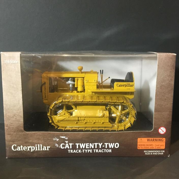 Norscot CATERPILLAR 1:16 CAT TWENTY-TWO TRACK TYPE TRACTOR Diecast 55154 1/16