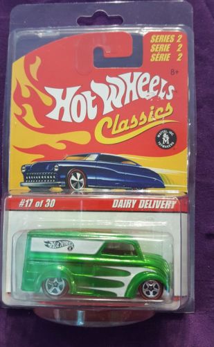 NEW HOT WHEELS CLASSICS SERIES 2 DAIRY DELIVERY #17/30 GREEN (HW-2)