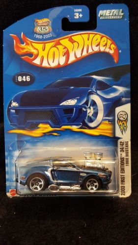 NEW HOT WHEELS 35 YEARS 2003 FIRST EDITIONS 1968 MUSTANG 34/42 (HW-3)
