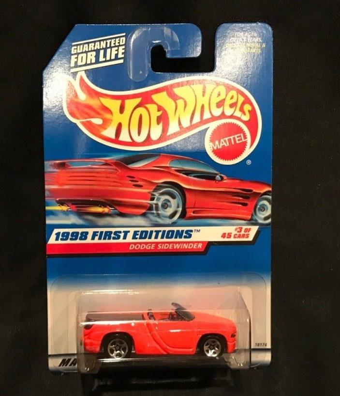 HOT WHEELS Dodge Sidewinder 1998  First Editions #16  1:64 Collector # 634