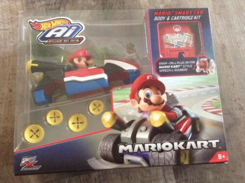 Hot Wheels Ai Mario Kart Mario Accessory body & cartridge Kit intelligent race