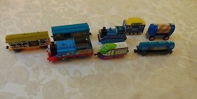 LOT OF (8) PLASTIC TOY TRAINS 