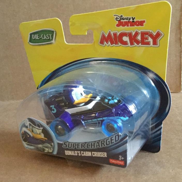 Disney Junior Mickey  SUPERCHARGED Donald's Cabin Cruiser Car  NEW