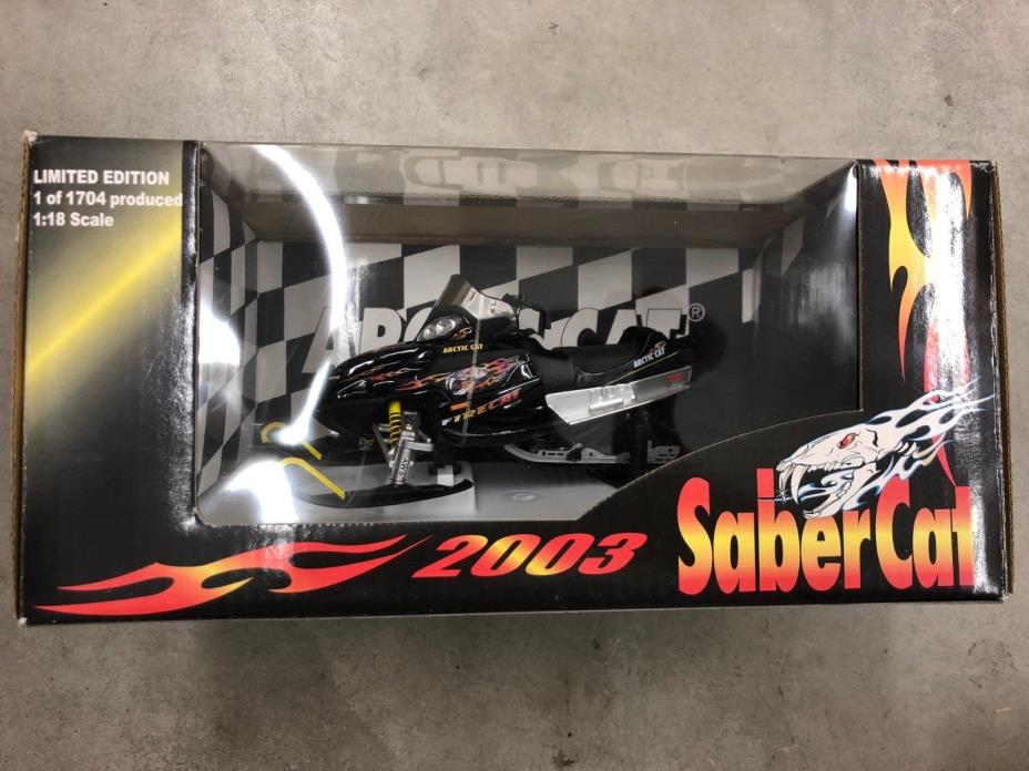 2003 Arctic Cat Sabercat Snowmobile Die Cast 1/18 Scale Model 4236-116 1 of 1704