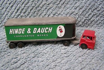 Vintage PENN LINE HO Ford C-600 Cabover Truck Hinde & Dauch Fruehauf Trailer