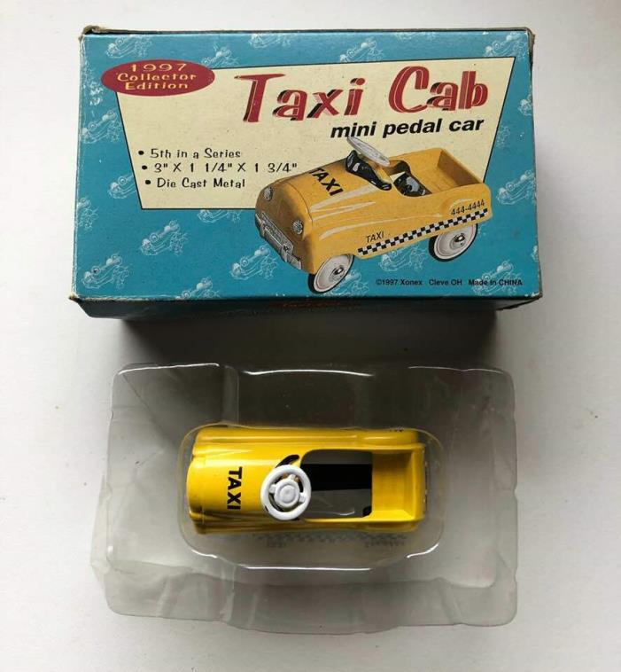 Onex Taxi Cab Mini Pedal Car Collector Edition Toy Car Collector Original Box