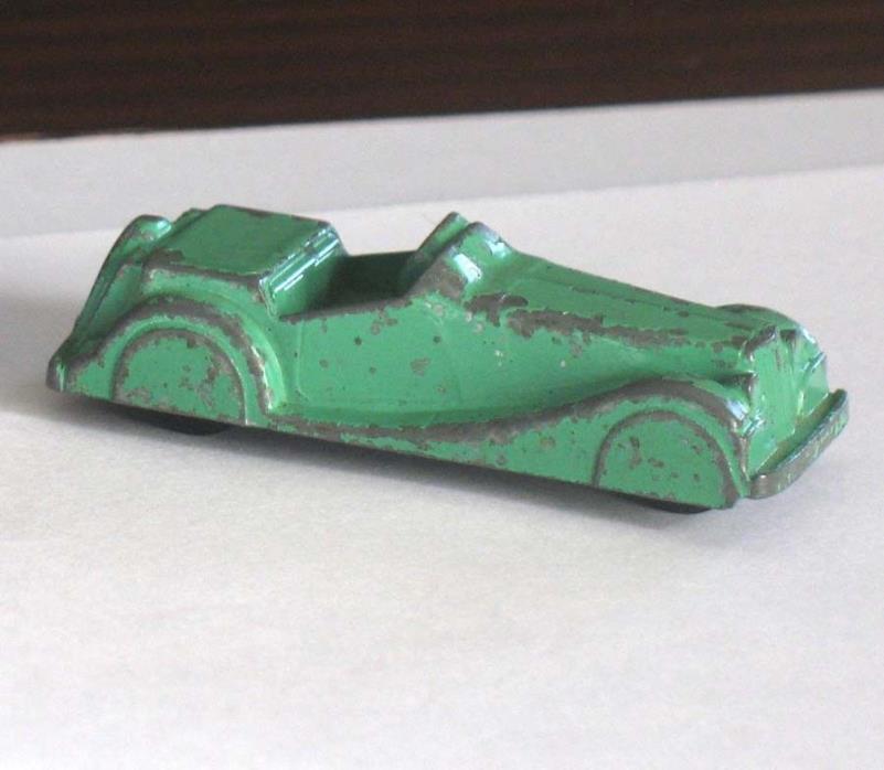 Vintage 1950s Midgetoy MG TF Roadster Mint Green Classy Convertible Diecast Car