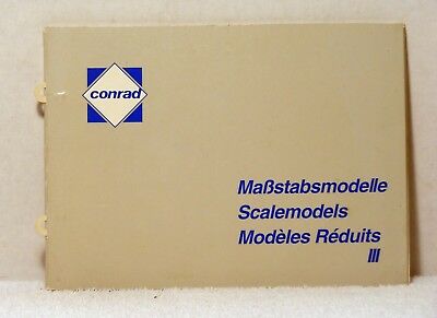 52 Pg Book CONRAD SCALE MODELS CATALOG III Diecast Truck Construction Vehicle