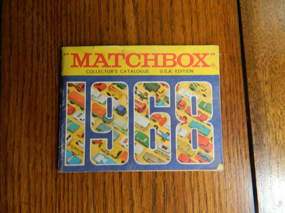 1968 MATCHBOX LESNEY COLLECTOR'S CATALOGUE CATALOG USA EDITION