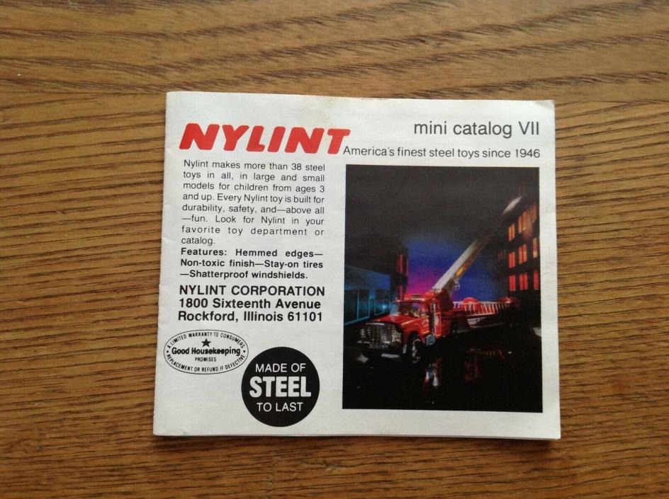 Vintage Nylint Mini Catalog VII