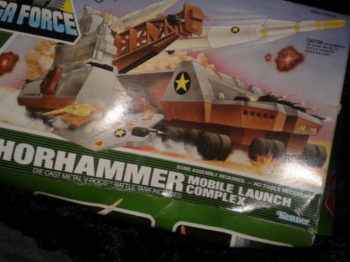 Mega Force V-Rocs Thorhammer Mobile Launch Complex Complete Kenner 05270 1989