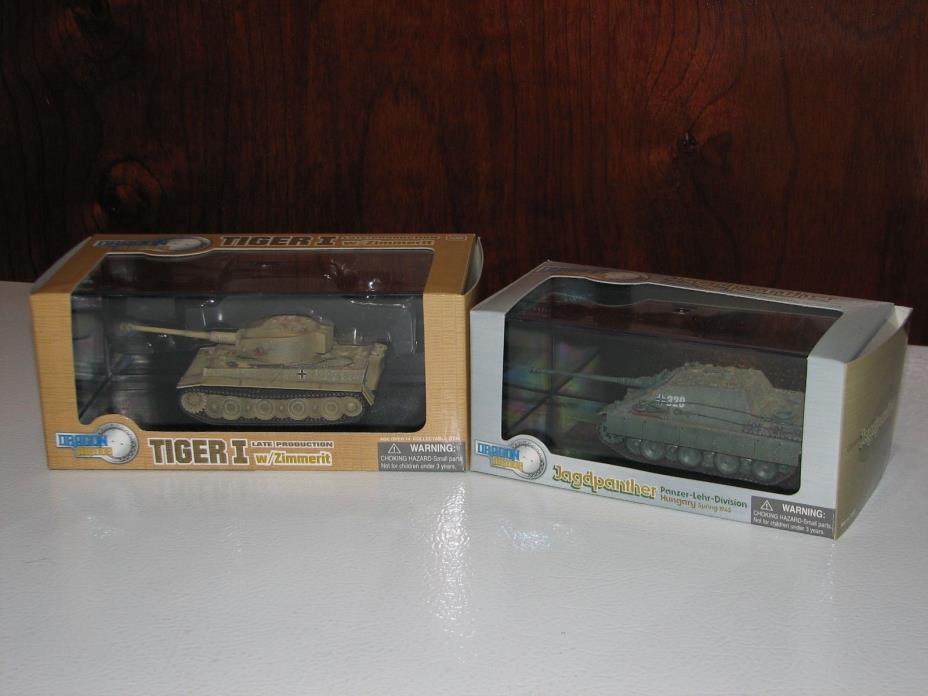Dragon Armor 1:72 Tiger I. No.60022 Dragon Armor 1:72 Jadgpanther No. 60007