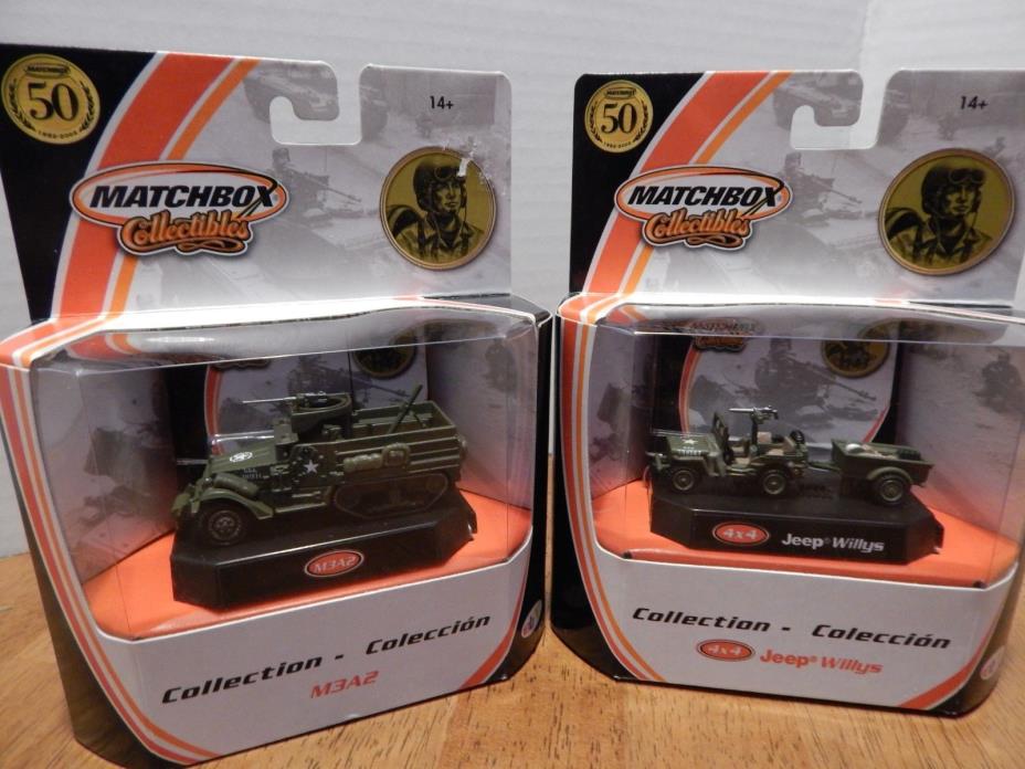 Matchbox Collectibles M3A2 Halftrack and Jeep