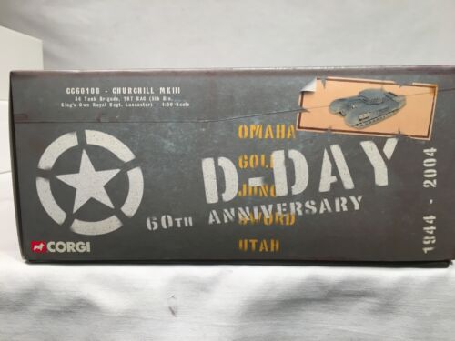 CORGI CC60108 CHURCHILL MKIII D-DAY 1:50 34 TANK BRIGADE, 107 RAC TH BTN