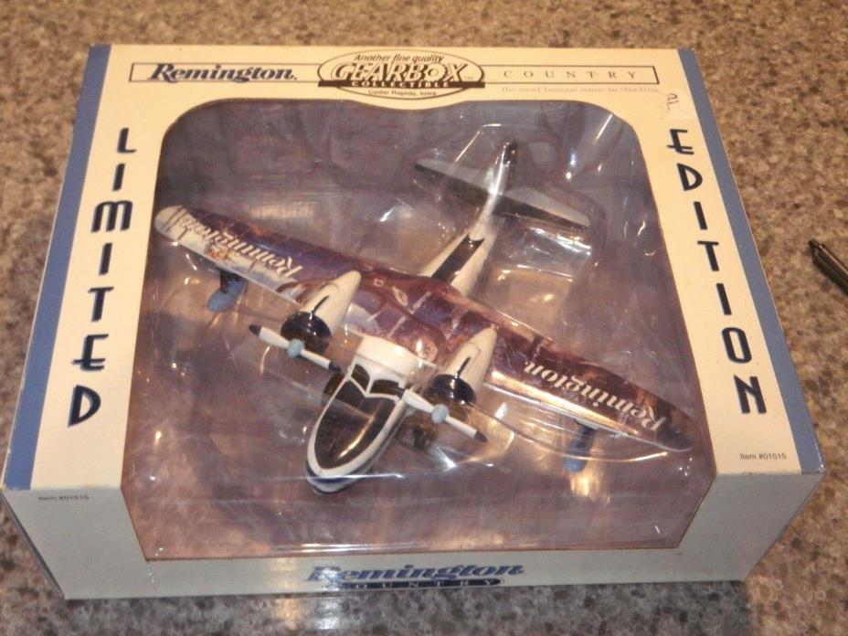 Gearbox 1999 Remington Country Diecast Airplane Banks NIB