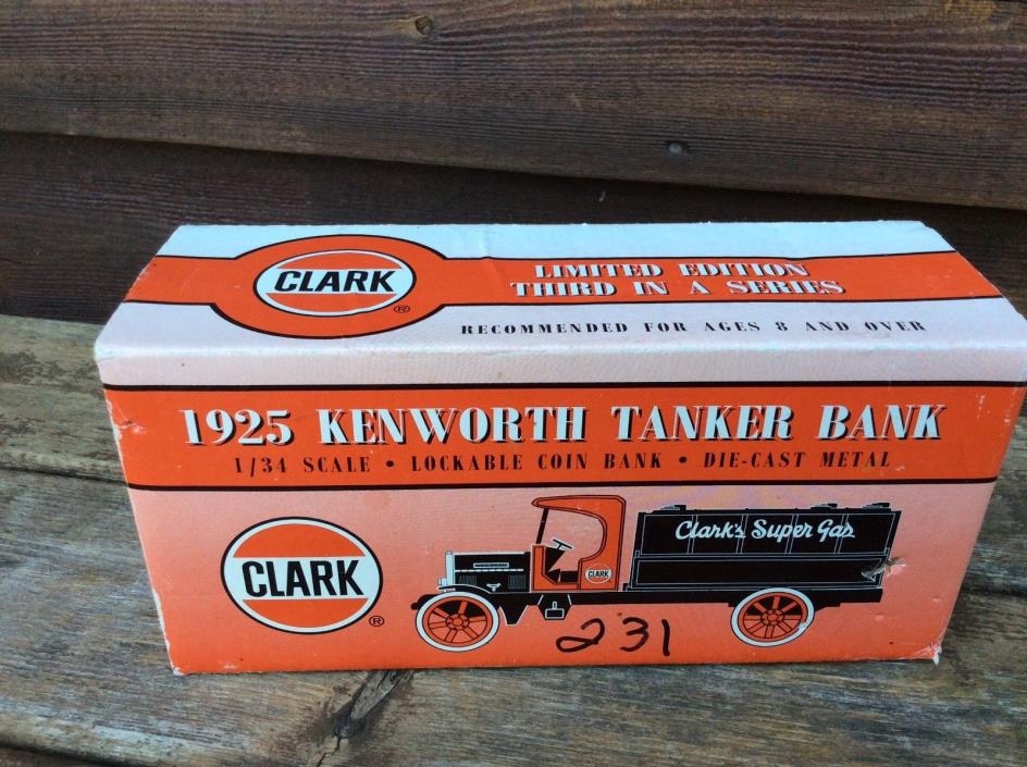 1925 Kenworth Clark Tanker Bank. ERTL  1/34 scale