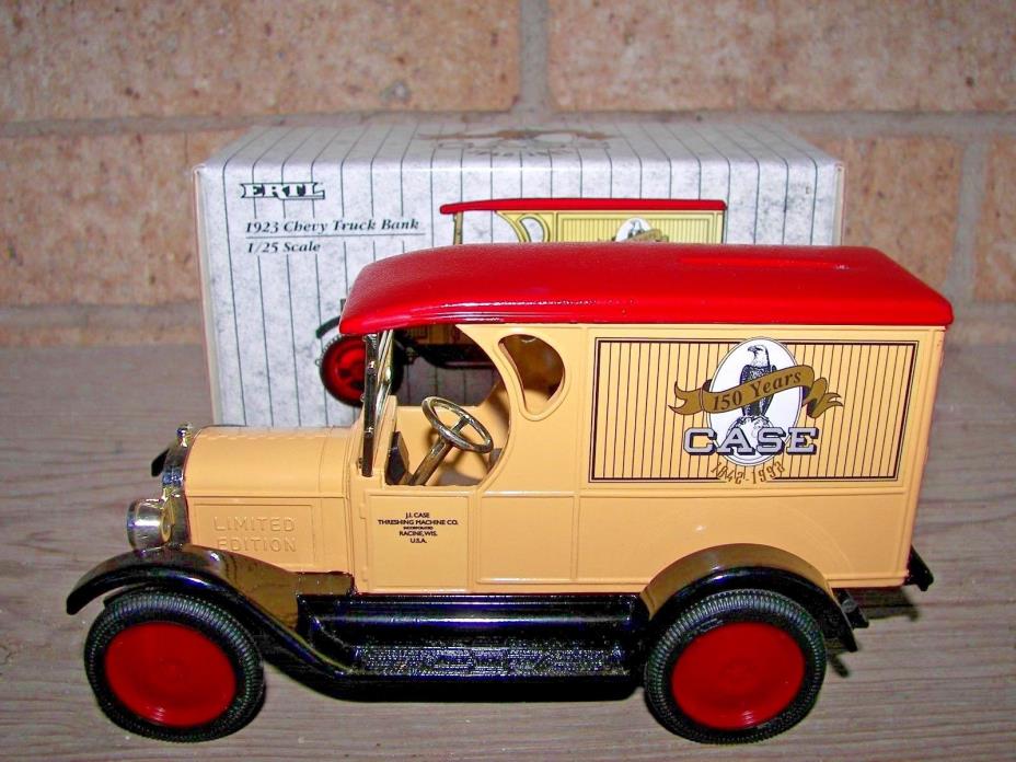 ERTL CASE 1923 Chevy Truck Bank 1:25 Commemorative Edition 150 Years with Box