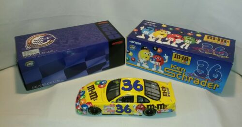 ? NEW KEN SCHRADER # 36 ACTION DIECAST BANK 1:24 NASCAR M & M'S 2000 GRAND PRIX