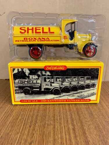 Shell ERTL Collectibles 1:34 Scale 1925 Kenworth Tanker Bank Die Cast + COA NIB