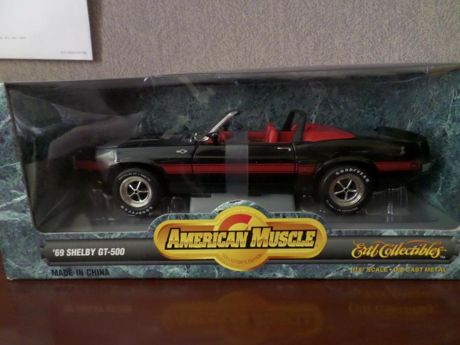 SHELBY GT-500 1969 AMERICAN MUSCLE 1:18 SCALE New