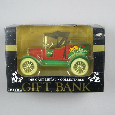 Ertl 1991 Christmas Issue FORD MODEL T RUNABOUT GIFT BANK Diecast Made in USA