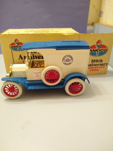 Ertl Amoco 100th Anniversary Commemorative 1917 Model T Ford Coin Bank