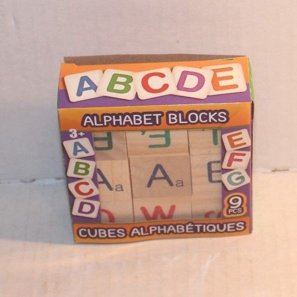 Alphabet Blocks-9 Piece Set