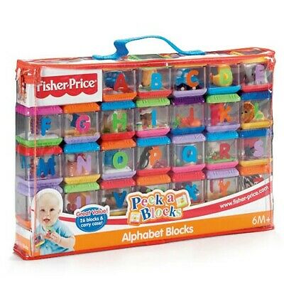 Fisher Price Peek A Blocks Letters A-Z Complete Brand New
