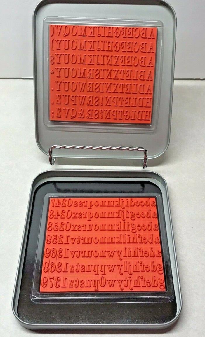 Providence Magnetic Stamp Alphabet Unused Upper and Lower Case Letters in Tin