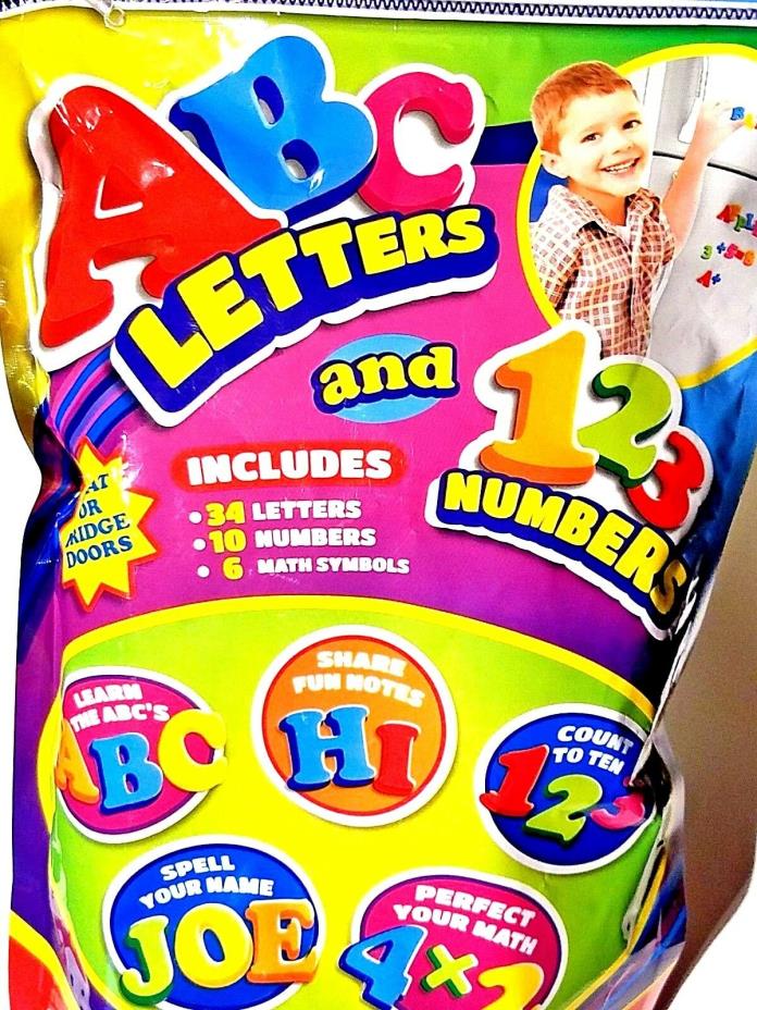 Magnetic Letters and Numbers Math Symbols Fridge Count Educational Learn Fun