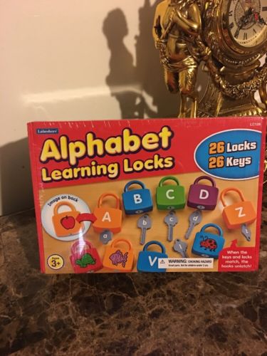 NEW SEALED! Lakeshore Learning Alphabet Learning Locks.