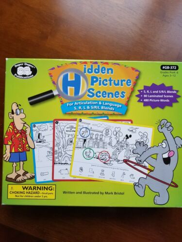 Hidden Picture Scenes for Articulation & Language  S, R, L & S/R/L Blends