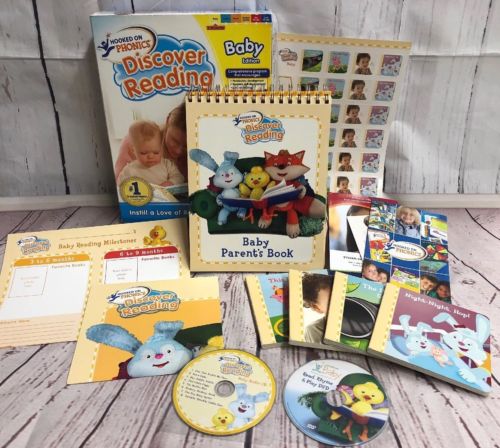 Hooked on Phonics DISCOVER READING Baby Edition Complete 3-18 months
