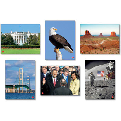 HISTORICAL AMERICA LANGUAGE CARDS SET OF 34