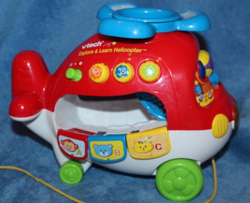 V-Tech Explore & Learn Helicopter Educational Toy No Balls