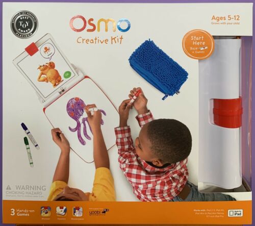 Osmo Creative Kit for iPad Base Included with Monster, Newton, Masterpiece Games