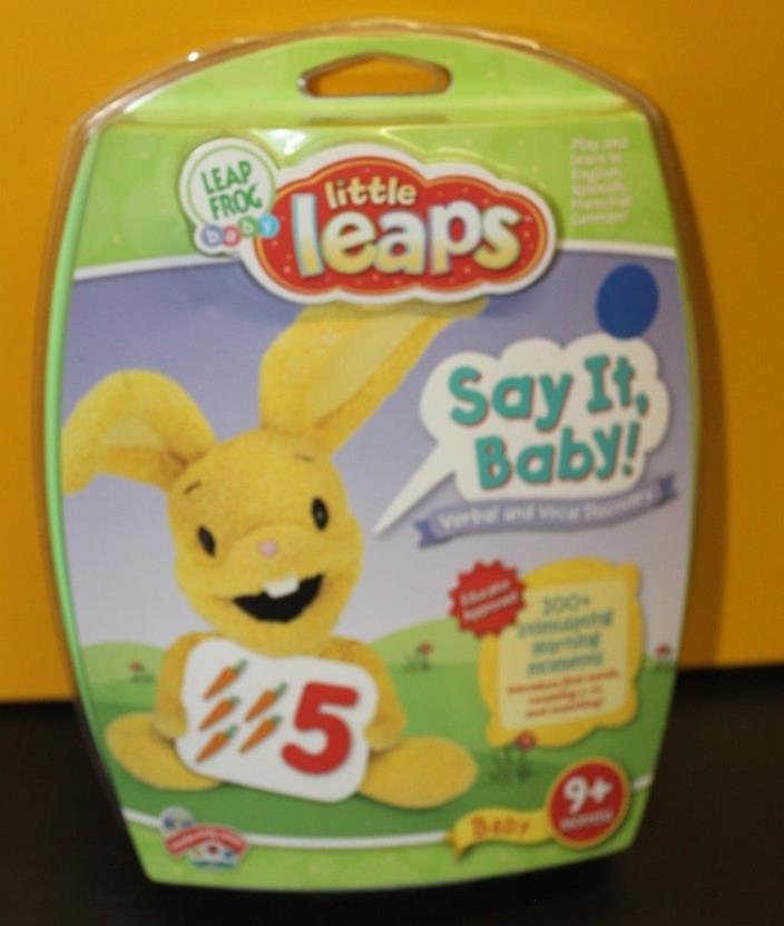 LeapFrog Little Leaps Say It Baby Interactive Learning DVD 9+ Months -NEW Sealed