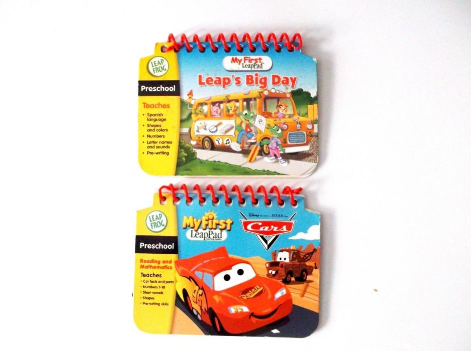 Lot Of 2  Preschool My First LeapPad Books Only